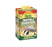 Flortis, Trappola Scarafaggi, con Attrattivo Alimentare Profumato, Non Contiene Sostanze Tossiche, Formato da 6 PZ
