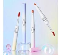 FLORTTE - Rainbow Bubble Double-Ended Lip Liner n Lip Gloss Pencil - 4 Colors #R03 Nutty Cocoa