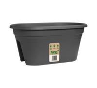 florus Fioriera Ovale Mediterran Balcony 2-way 50 Anthracite florus