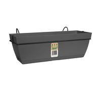 florus Fioriera Rettangolare Paris Balcony Trough Set 50 Anthracite florus