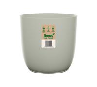 Florus Flow Flowerpot 30 Grey Vaso Rotondo elho