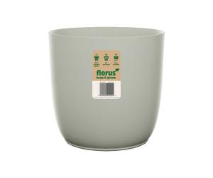 Florus Flow Flowerpot 30 Grey Vaso Rotondo elho