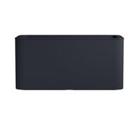 FLORUS Jive Terrace 80cm Fioriera per Piante - Anthracite | L 39 x P 78 x A 37.2 cm | Adatto per uso interno ed esterno | Plastica riciclata al 100%