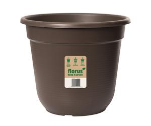 Florus Original Flowerpot 46 Brown Vaso Rotondo elho