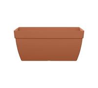 FLORUS Paris Terrace Trough 60cm - Fioriera per Esterno - 100% Plastica Riciclata - L59 x W29 x H26 - Beige/Terra