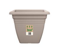 florus Vaso Quadrato Mediterran Quadro 40 Taupe florus