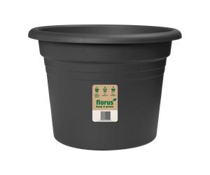 florus Vaso Rotondo Mediterran Cilindro 47 Anthracite florus