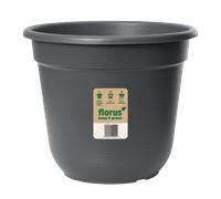 florus Vaso Rotondo Original Flowerpot 55 Anthracite florus