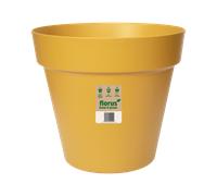 florus Vaso Rotondo Paris Flowerpot 40 Mustard florus