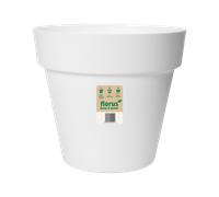 florus Vaso Rotondo Paris Flowerpot 60 White florus