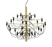 FLOS 2097/30 Lampadario ottone 30x2,7W LED opaco Flos