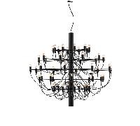 Flos 2097/50 Lampadario A Opaco Grande Nero con LED