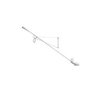 Flos 265 Small Lampada da Parete con Braccio - design Paolo Rizzato Bianco