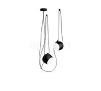Flos Aim e Aim Small Mix LED 2 fuochi, nero