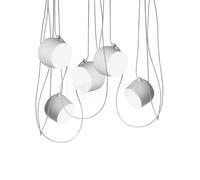 Flos Aim Small Sospensione LED 5 fuochi, bianco