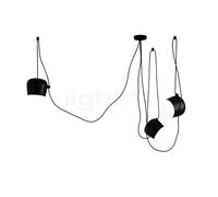 Flos Aim Sospensione LED 3 fuochi, nero