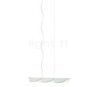 Flos Almendra Linear S3 Lampada a sospensione LED 3 fuochi, bianco