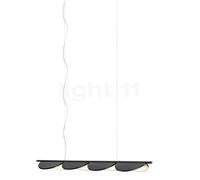 Flos Almendra Linear S4 Lampada a sospensione LED 4 fuochi, antracite