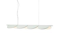 FLOS Almendra Linear sospensione 4 luci, bianco Flos