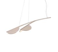 FLOS Almendra Organic lampada a sospensione 2 luci rosa corto Flos