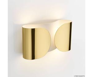 FLOS Applique Foglio, oro Flos