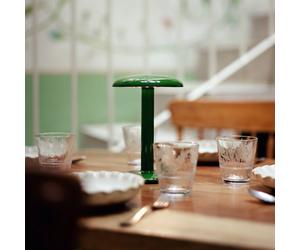 Flos Architectural FLOS Gustave lampada LED da tavolo, accu 927 verde Flos Architectural