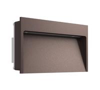 Flos Architectural FLOS My Way applique LED larga da incasso, marrone Flos Architectural