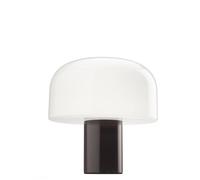 FLOS Bellhop Glass T lampada da tavolo, marrone cioccolato, altezza 34 cm Flos
