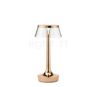 Flos Bon Jour Unplugged Lampada ricaricabile LED, corpo rame/corona trasparente -
