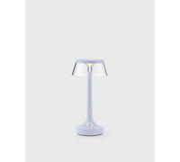 Flos Bon Jour Unplugged Lampada ricaricabile LED, corpo azzurr/corona trasparente -