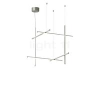 Flos Coordinates S3 Lampada a sospensione LED, argento
