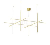Flos Coordinates S4 Lampada a sospensione LED, champagne anodizzato