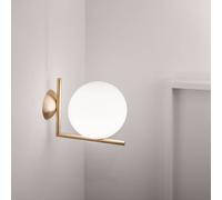 FLOS IC C/W1 applique, ottone spazzolato Flos