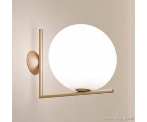 FLOS IC C/W2 applique, ottone Ø 30 cm Flos