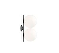 Flos IC Lights C/W1 doppio Lampada da Parete/Soffitto - design Michael Anastassiades Nero