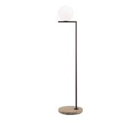 Flos IC Lights F2 Outdoor Lampada da Terra Deep brown/travertino imperiale