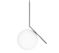 FLOS IC S2 Lampada a sospensione di design, cromata Ø 30 cm F3176057