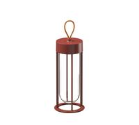 Flos In Vitro Unplugged Lampada da Tavolo Outdoor - design Philippe Starck Terracotta 3000k