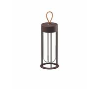 Flos In Vitro Unplugged Lampada da Tavolo Outdoor Marrone scuro 2700k