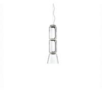 Flos Lampada a sospensione Noctambule Suspension 2 Low Cylinder Cone finitura nero