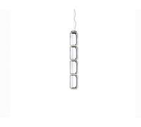 Flos Lampada a sospensione Noctambule Suspension 4 Low Cylinder finitura nero