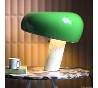 FLOS Lampada da tavolo Snoopy con dimmer, verde Flos