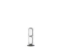 Flos Lampada da terra Noctambule Floor 2 High Cylinder Small Base finitura nero