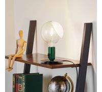 FLOS Lampadina lampada LED da tavolo verde, base nera Flos