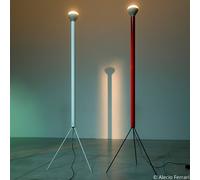 FLOS Luminator piantana, rosso, altezza 189 cm, metallo Flos