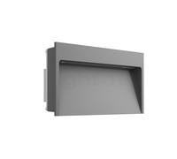 Flos May Way Applique da incasso a parete LED, antracite - 11 x 20 cm - con scatola da incasso