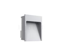 Flos May Way Applique da incasso a parete LED, grigio - 11 x 10 cm - con scatola da incasso