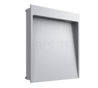 Flos May Way Applique da incasso a parete LED, grigio - 21 x 20 cm - con scatola da incasso