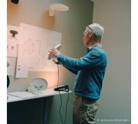 FLOS Oplight W1 applique LED, bianco strutturato Flos