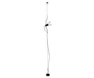 FLOS Parentesi Dimmer Lampada a Sospensione Dimmerabile a Luce Diretta, Lampada di Design da A. Castiglioni e P. Manzù, Lampada per Interni con Cavo 4000 mm, 220-240 V, 150 W, Colore Nichel